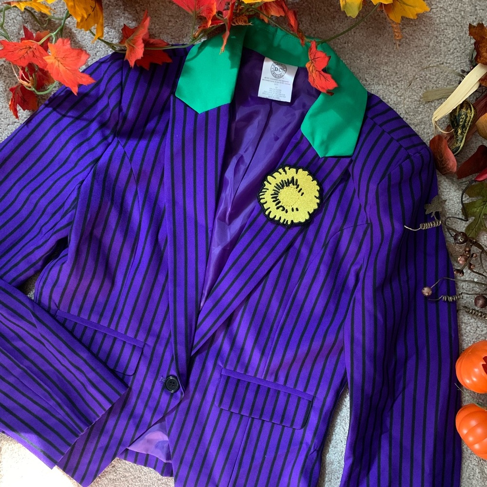 🖤💚Spirit Halloween Joker Blazer Costume Unisex💜